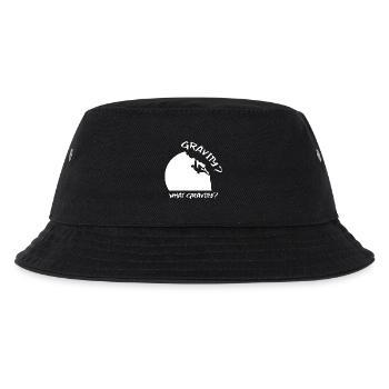 Rock climbing mountaineering boulder climbing saying - Kids’ Bucket Hat - black - Front