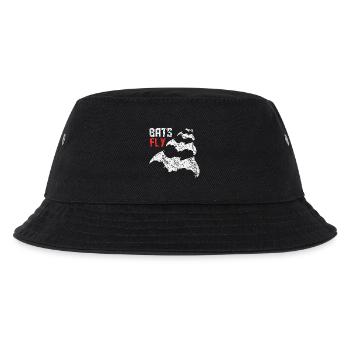 Bats Fly - Kinder Bucket Hat - Schwarz - Vorne