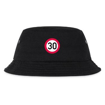 30 ans Attention ! Panneau de signalisation 30 km/h - Bob Enfant - noir - Devant