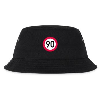 90 ans Attention ! Panneau de signalisation 90 km/h - Bob Enfant - noir - Devant