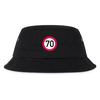 70 ans Attention ! Panneau de signalisation 70 km/h - Bob Enfant - noir - Devant