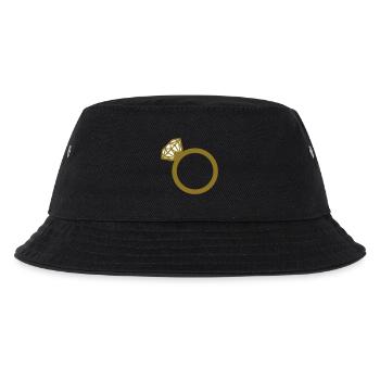 diamond ring - Kinder Bucket Hat - Schwarz - Vorne