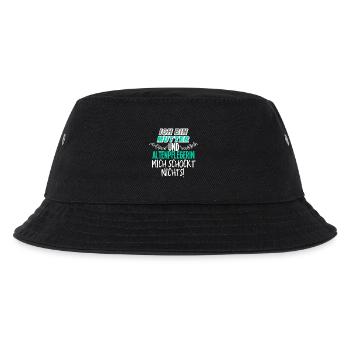 Mutter Altenpflegerin - Kinder Bucket Hat - Schwarz - Vorne