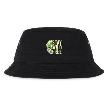 Restez sauvage et libre - Design - Bob Enfant - noir - Devant