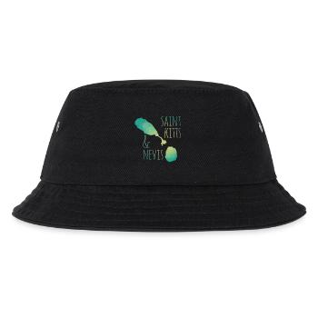 Saint Kitts and Nevis - Kids’ Bucket Hat - black - Front