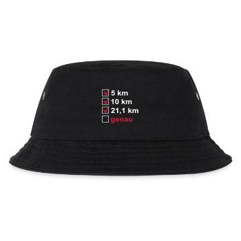 Marathon - Kinder Bucket Hat - Schwarz - Vorne