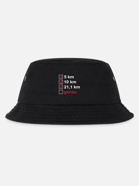 Marathon - Kinder Bucket Hat - Schwarz