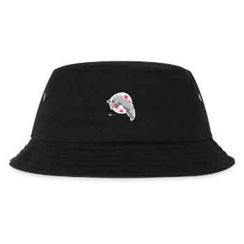 Jagd Schneefuchs - Kinder Bucket Hat - Schwarz - Vorne