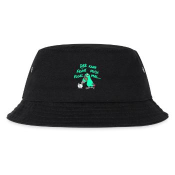 Der Frühe Vogel kann mich mal !!! - Kinder Bucket Hat - Schwarz - Vorne