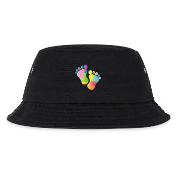 empreintes colorées de bébé - Bob Enfant - noir - Devant