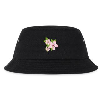 Trois fleurs de cerisier délicates avec des feuilles - Bob Enfant - noir - Devant