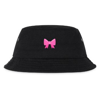 Schleife Dekoration Ornament Elegant Rosa - Kinder Bucket Hat - Schwarz - Vorne