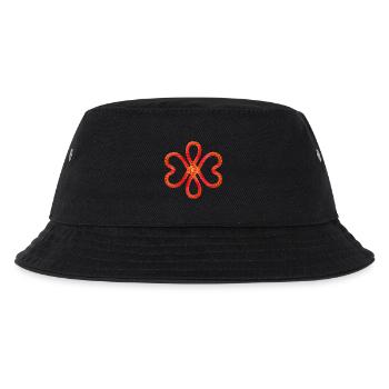 heart-shaped red intertwined cords - Kids’ Bucket Hat - black - Front
