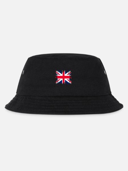 England England - Kinder Bucket Hat - Schwarz