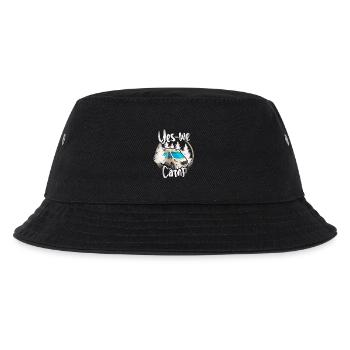 Yes We Camp - Kinder Bucket Hat - Schwarz - Vorne