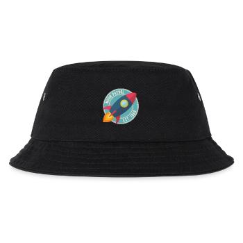 Rakete Moon Patrol Rocket - Kinder Bucket Hat - Schwarz - Vorne