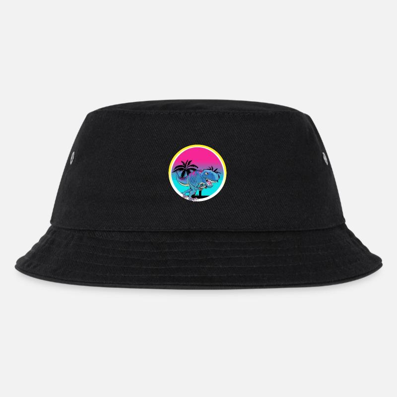 Gamer Gaming T Rex - Kinder Bucket Hat - Schwarz