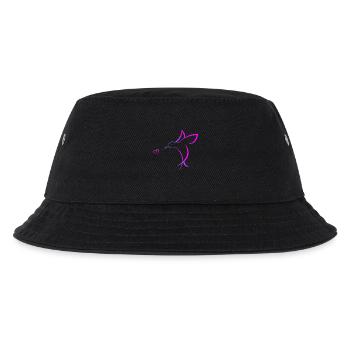 Kolibri mit Herz - Kinder Bucket Hat - Schwarz - Vorne