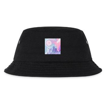 mouse pad colorful texture design - Kids’ Bucket Hat - black - Front