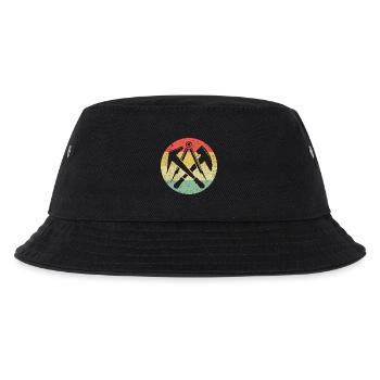 Roofers Guild Icon On Vintage Retro Colors - Kids’ Bucket Hat - black - Front