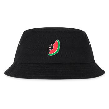 Caribbean island watermelon vacation vacation summer - Kids’ Bucket Hat - black - Front