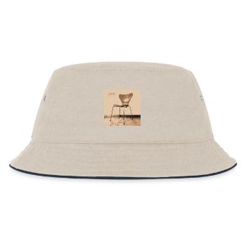3107 No7 chair Arne Jacobsen Fritz Hansen - Kids’ Bucket Hat - ecru/navy - Front