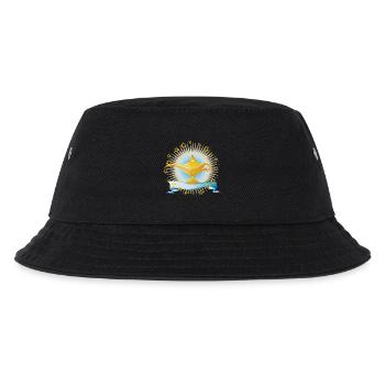 strahlende goldene orientalische Wunderlampe - Kinder Bucket Hat - Schwarz - Vorne