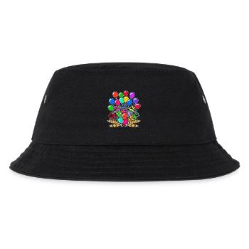 School Start Balloon Pencil School Bag Start - Kids’ Bucket Hat - black - Front