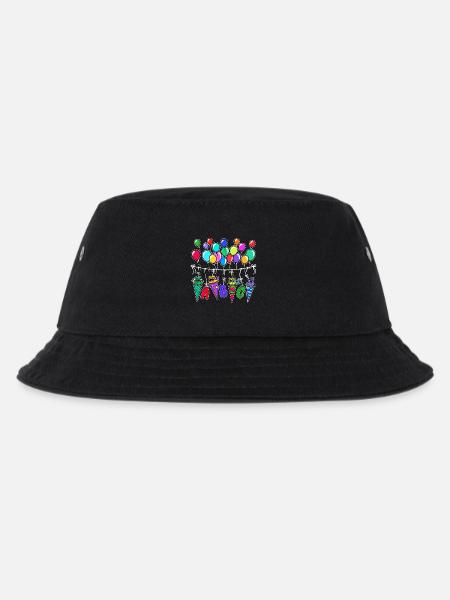 Luftballon Schultüte Schulbeginn Schule Zuckertüte - Kinder Bucket Hat - Schwarz