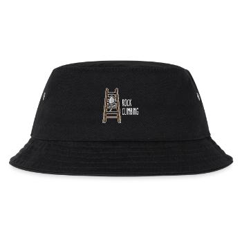 Klettern, lustige Klettern Sport Wortspiele Cartoon - Kinder Bucket Hat - Schwarz - Vorne