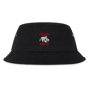 Traktor - Kinder Bucket Hat - Schwarz - Vorne