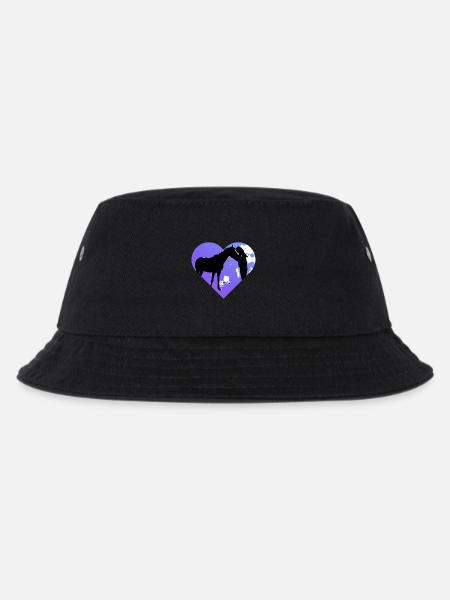 Horse - Kids’ Bucket Hat - black