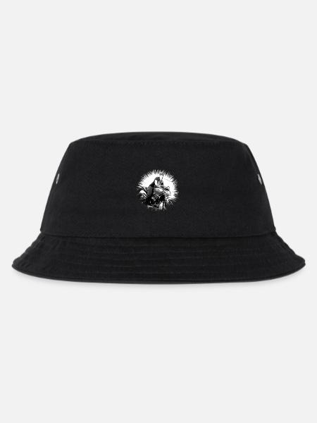 Motorrad - Kinder Bucket Hat - Schwarz