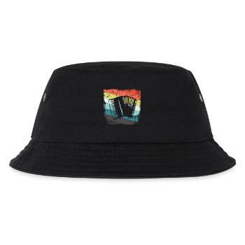 Akkordeon Harmonika - Kinder Bucket Hat - Schwarz - Vorne