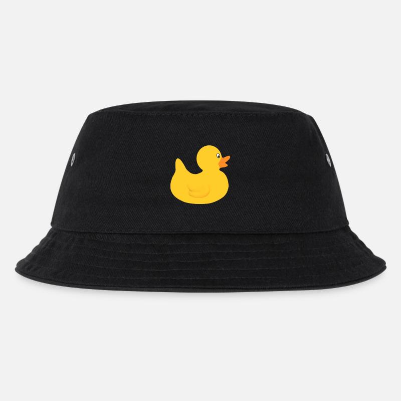 Ente - Kinder Bucket Hat - Schwarz