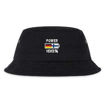 Deutschland und Finnland Power 100% - Kinder Bucket Hat - Schwarz - Vorne