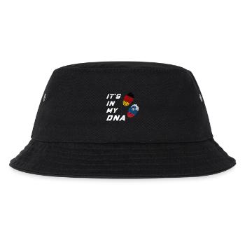 In meiner DNA Deutschland und Slowenien - Kinder Bucket Hat - Schwarz - Vorne
