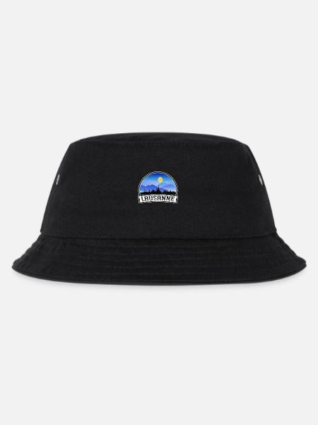 Lausanne Schweiz Skyline Vintage Sonnenuntergang Reisen - Kinder Bucket Hat - Schwarz