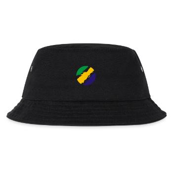Brazil Colors Flag Flag - Kids’ Bucket Hat - black - Front