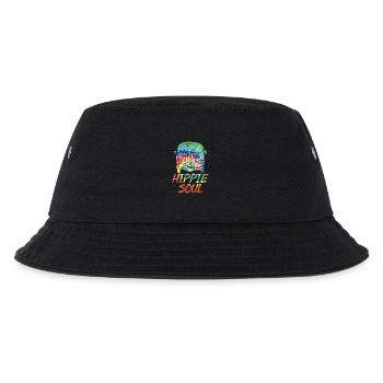 Bunte Hippie Van Friedenssymbol Hippie - Kinder Bucket Hat - Schwarz - Vorne