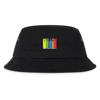 Autismus die Welt anders sehen - Kinder Bucket Hat - Schwarz - Vorne