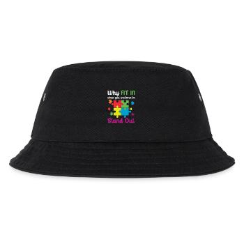 Warum fit in You Are Born To Stechen - Kinder Bucket Hat - Schwarz - Vorne