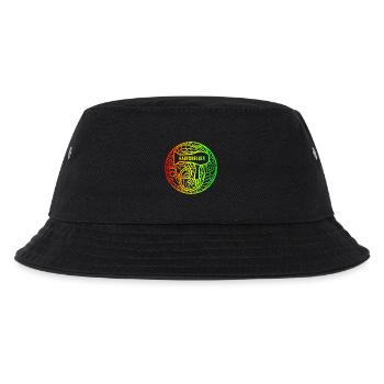 Friseur Regenbogen Design - Kinder Bucket Hat - Schwarz - Vorne