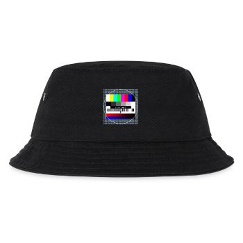 Retro Style Vintage Old School - Kinder Bucket Hat - Schwarz - Vorne
