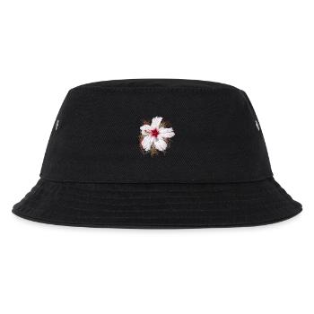 Blume - Kinder Bucket Hat - Schwarz - Vorne
