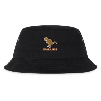 Dinosaurier Opa Großvater Spruch - Kinder Bucket Hat - Schwarz - Vorne