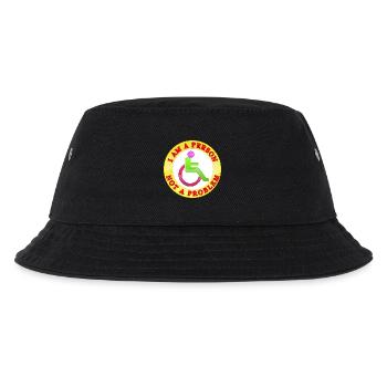 Ich bin eine Person, kein Problem - Kinder Bucket Hat - Schwarz - Vorne