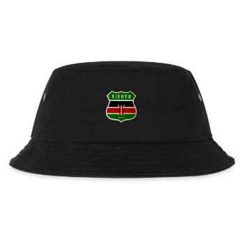 Kikuyu Kenya Armoiries Drapeaux Design - Bob Enfant - noir - Devant