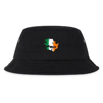| du comté de Mayo Ireland Contour de la carte du drapeau - Bob Enfant - noir - Devant