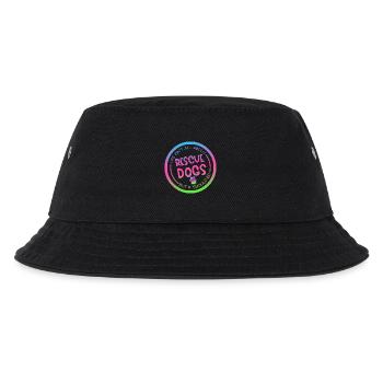 Rescue Dog Search Dog Service Dog Paw - Kids’ Bucket Hat - black - Front